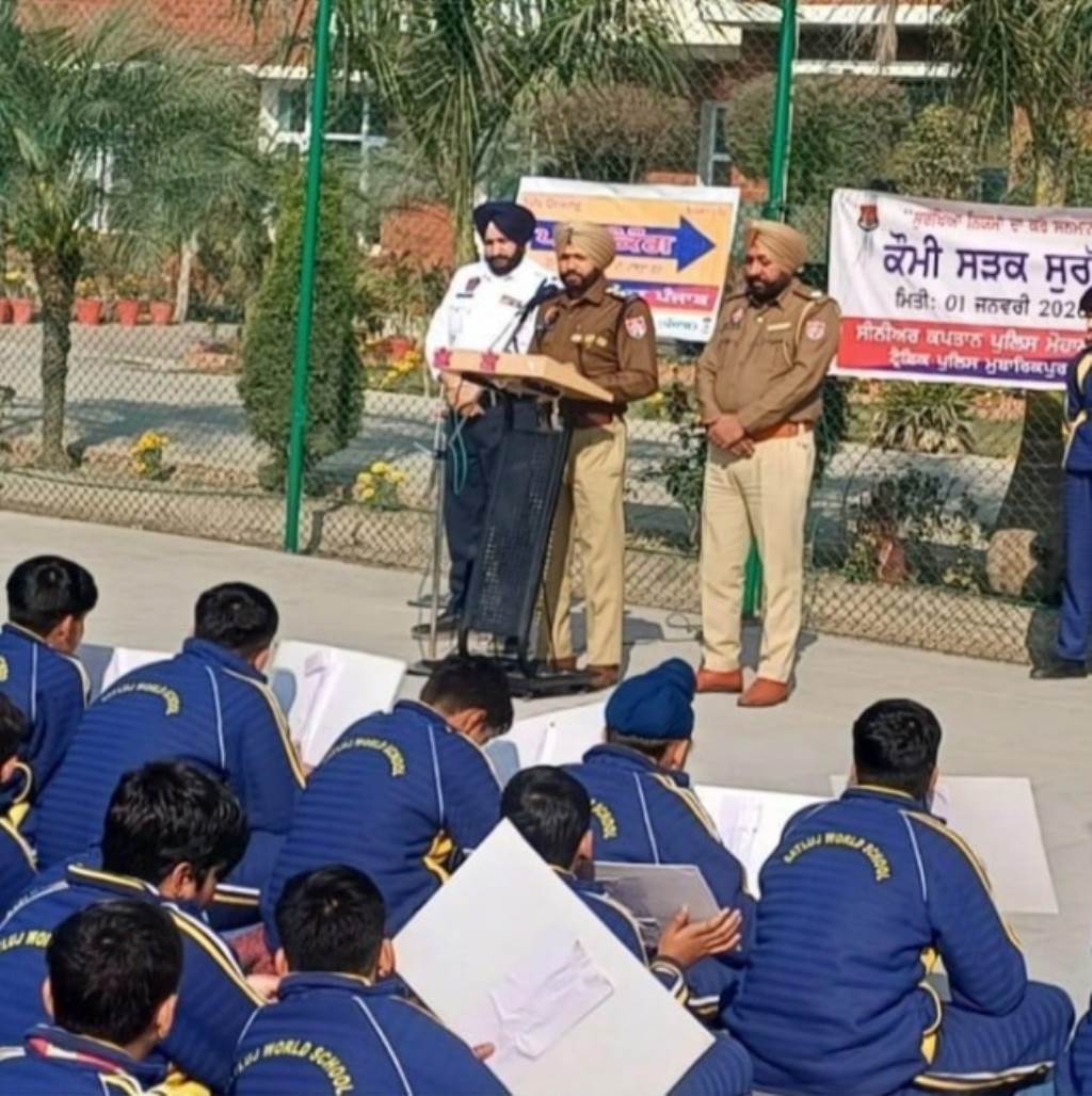 Traffic Police Mohali organized a seminar under the National Road Safety Campaign